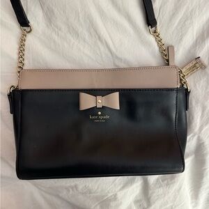 Kate Spade Black and Tan Crossbody Bag